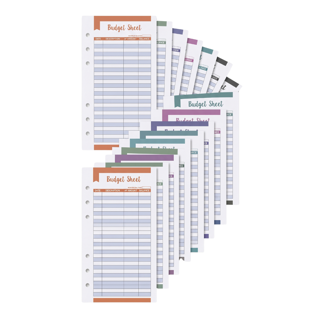 Saving Girl Era Budget Refill Sheets (12 Pack)