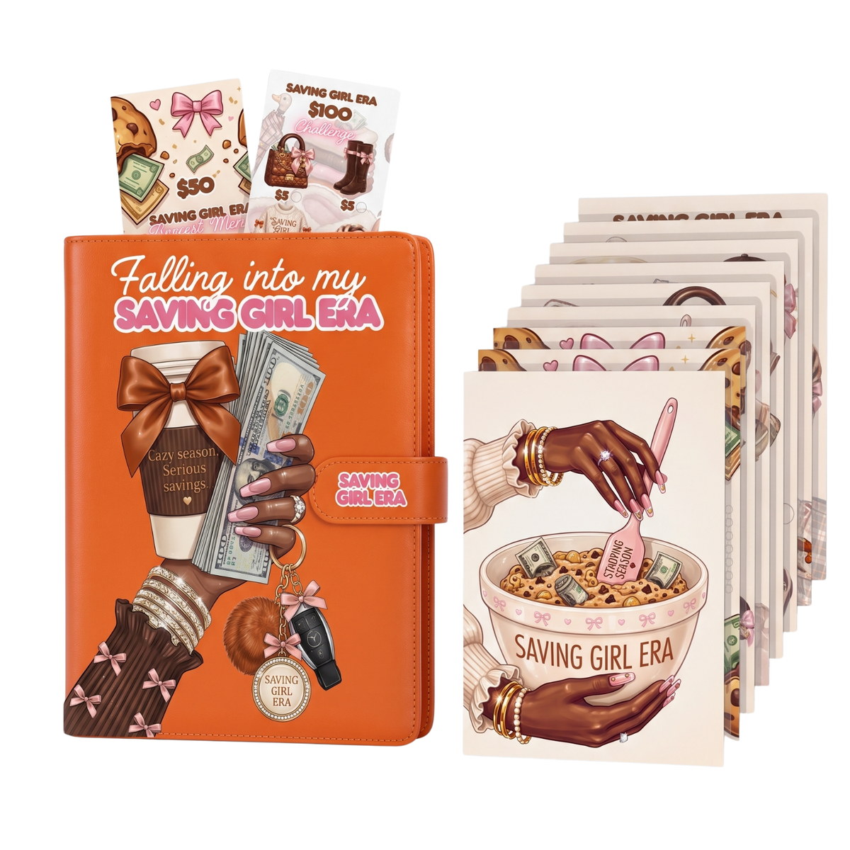 Falling Into My Saving Girl Era 🍂 | Fall Savings Challenge Binder PREORDER