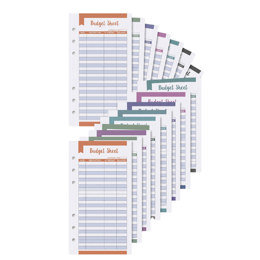 Saving Girl Era Budget Refill Sheets (12 Pack)