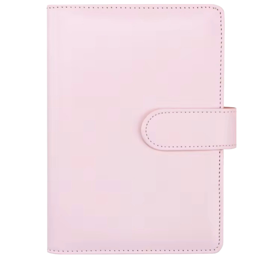 Pink Blank Slate A6 Budget Binder