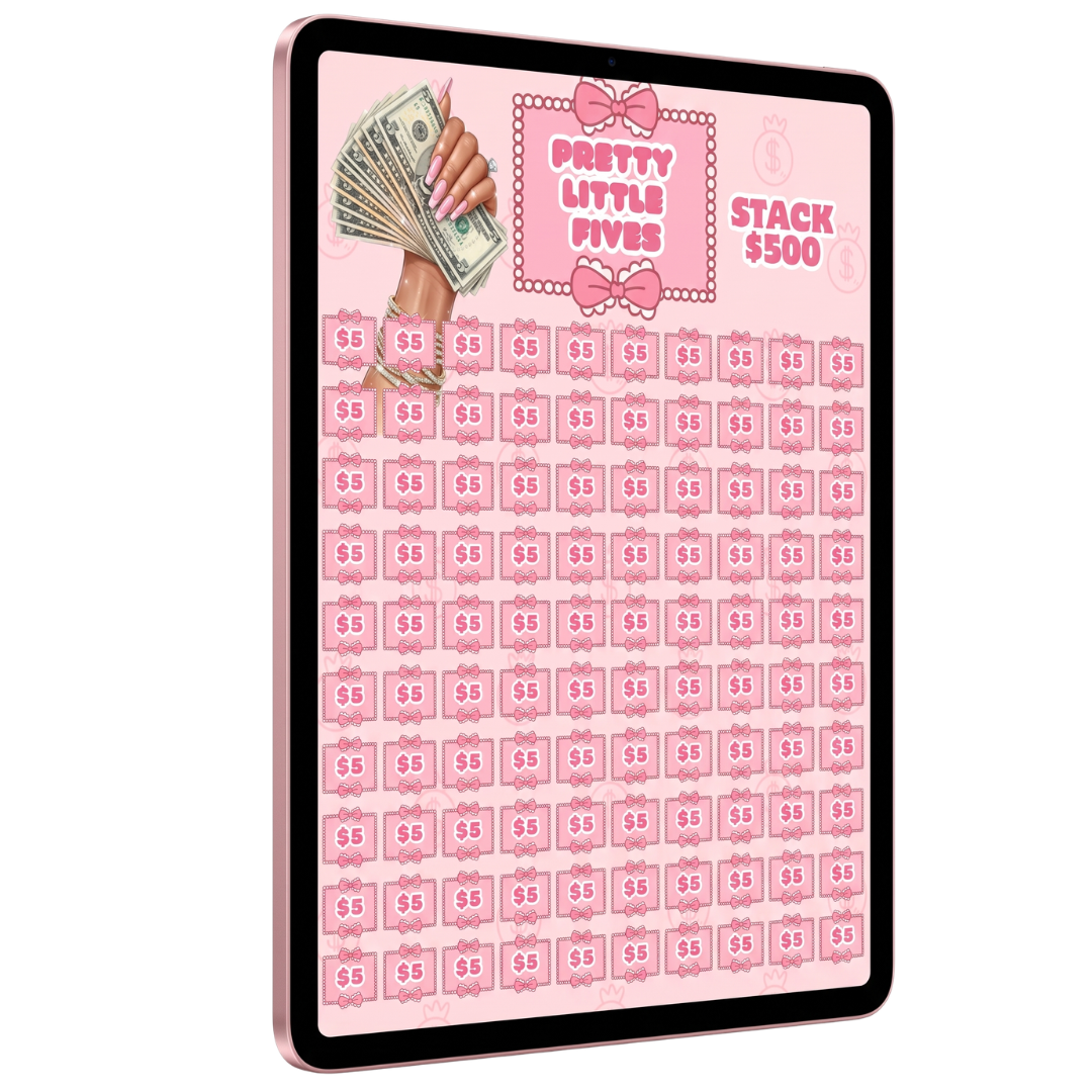 🎀 Pretty Little Fives | $500 Savings Challenge