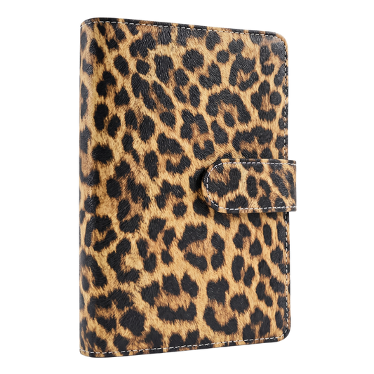 Brown leopard Print A6 Budget Binder