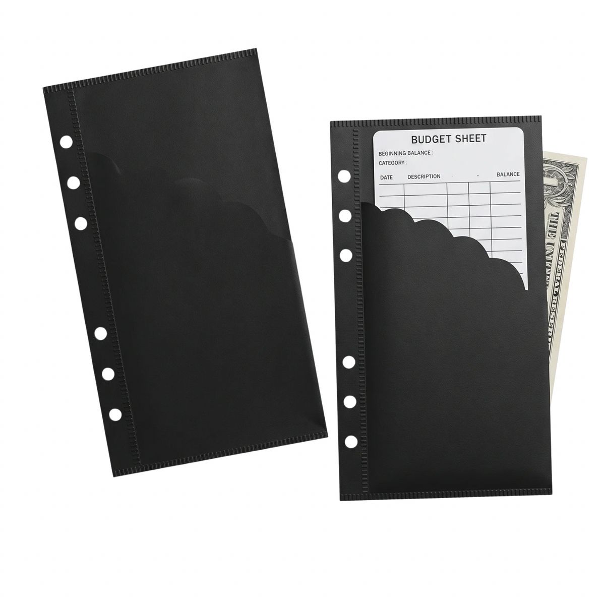 Scallop envelopes set of 5
