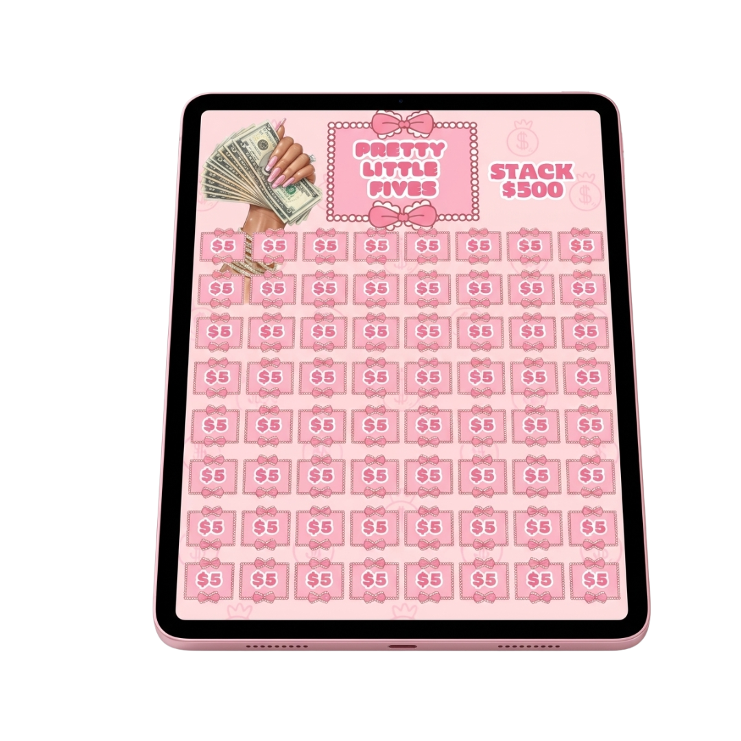 🎀 Pretty Little Fives | $500 Savings Challenge