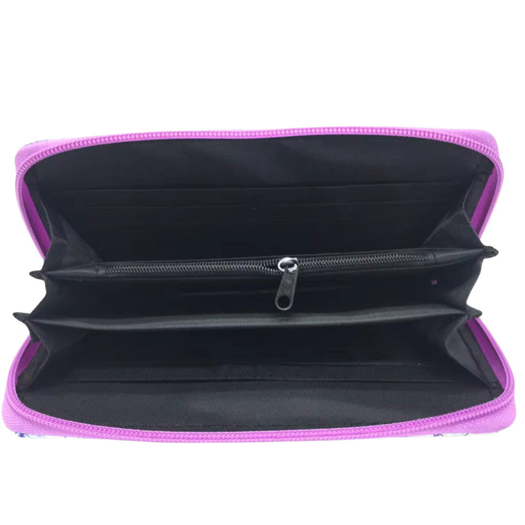 Saving Girl Era Pink Bow Zip-Around Wallet 🎀