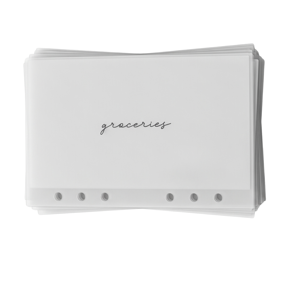 The Pretty Girl Cash Edit | A6 Frosted Cash Envelopes