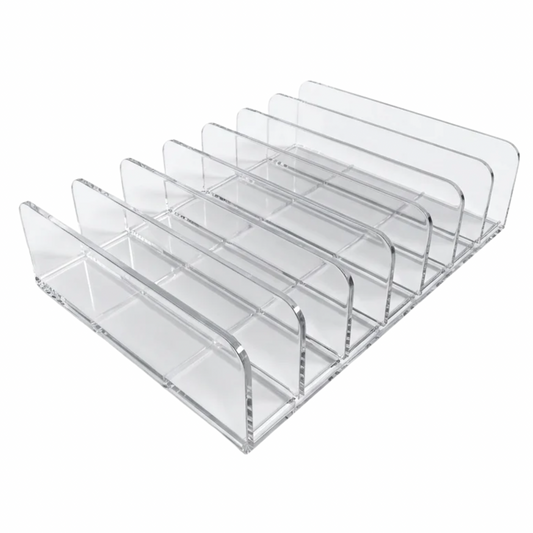 Mini Clear Cash Stuffing Tray | 7-Slot Money Organizer