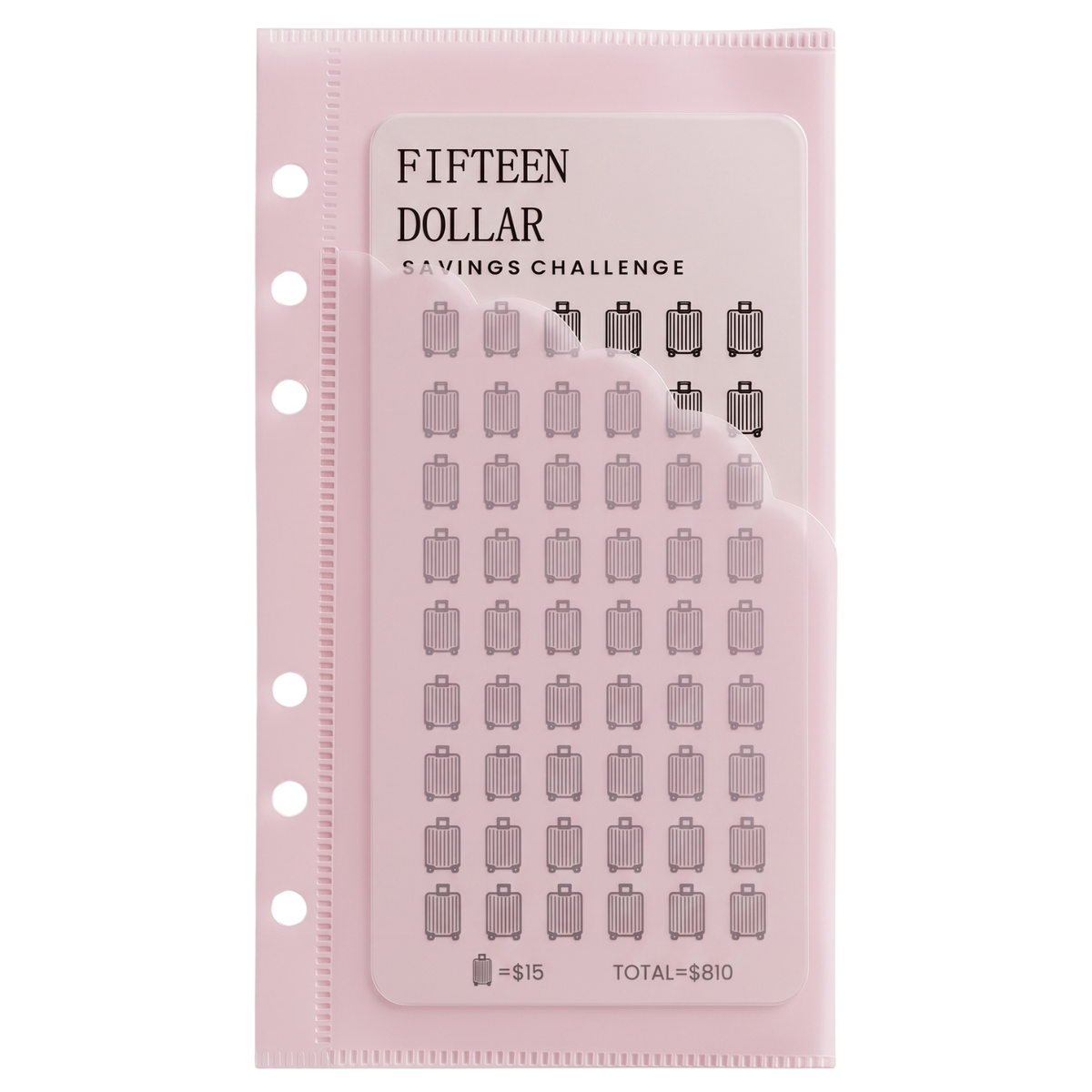 The Savings Challenge Edit | A6 Savings Tracker Set