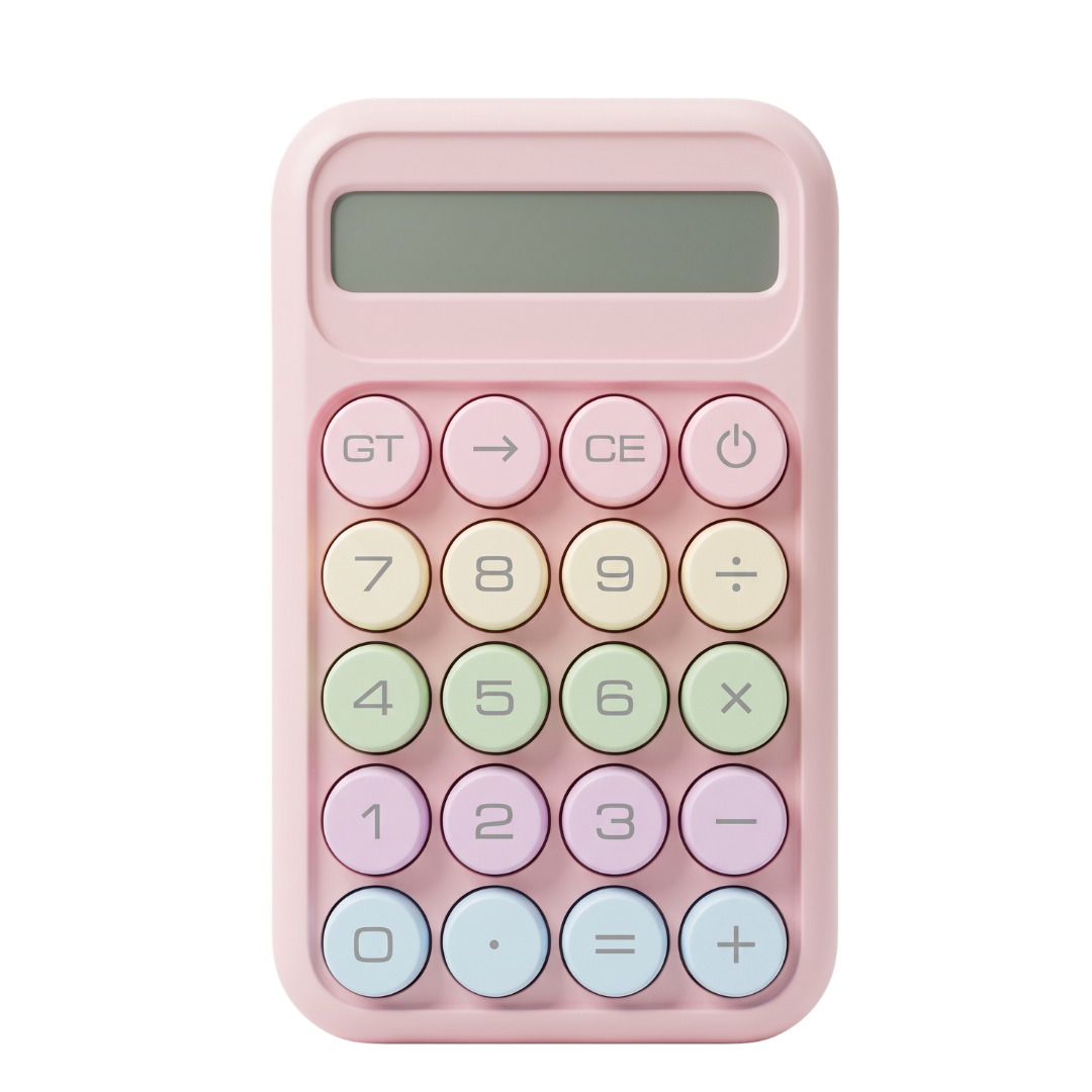 Saving Girl Era Mini Calculator | Cute Portable Calculator for Budgeting & Everyday Use