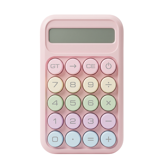 Saving Girl Era Mini Calculator | Cute Portable Calculator for Budgeting & Everyday Use